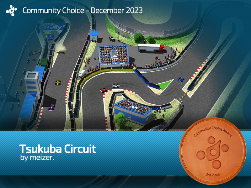 3rd: Tsukuba Circuit - by meizer.